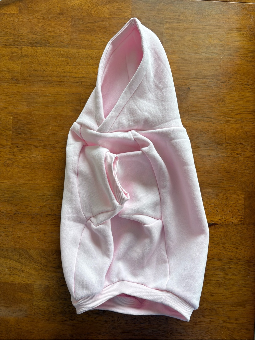 NEW Comfrt Minimalist Paw Hoodie Dog Sweater Pale Pink XL